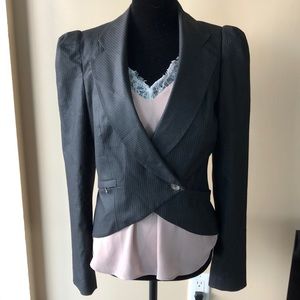 ROBERT RODRIGUEZ Pinstriped Blazer